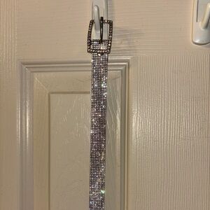 Silver studded belt